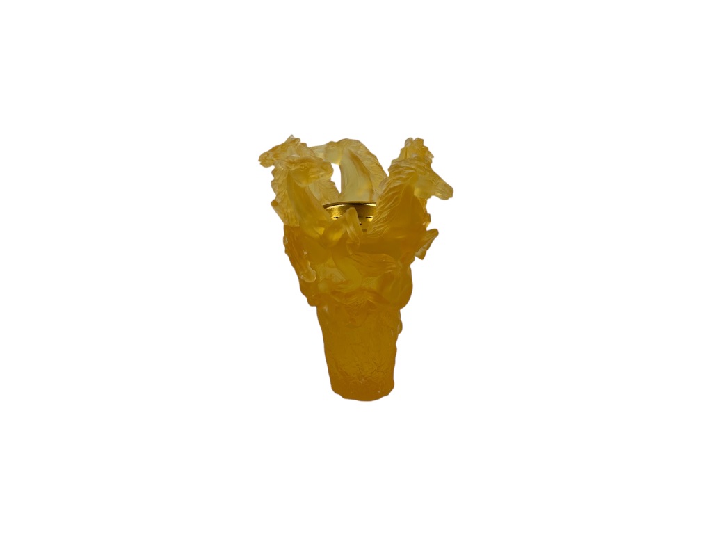 YELLOW HORSEY INCENSE BURNER