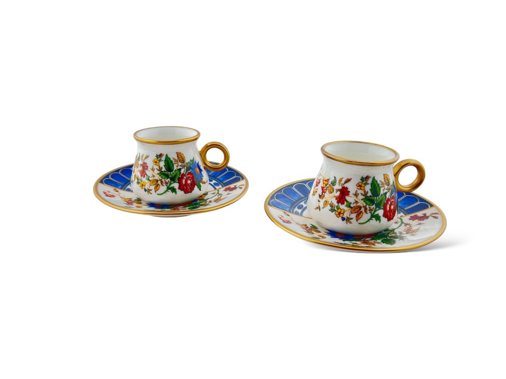GLZ 110, RIGA MAVI, BLUE, TURKISH COFFEE SET FOR 6