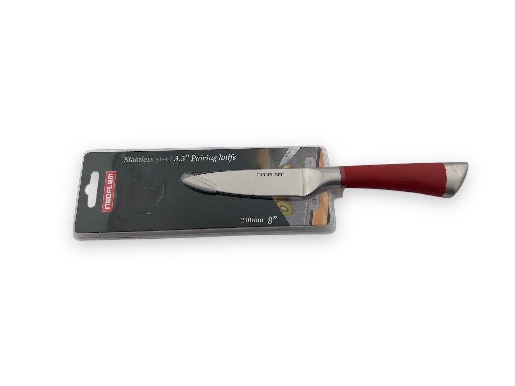 CK-SS-P08 NEOFLAM 3.5" PARING KNIFE WITH TPR HANDLE